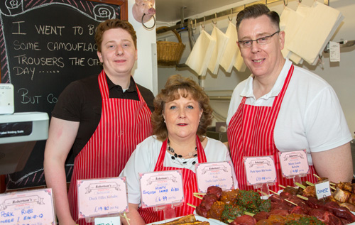 Left to right: Michael, Sandra and Brian Robertson. Photos: John Tym