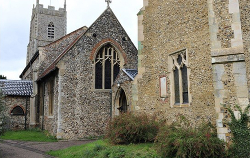Reepham churchyard. Photo: Reepham Community Memorial Fundraising Team