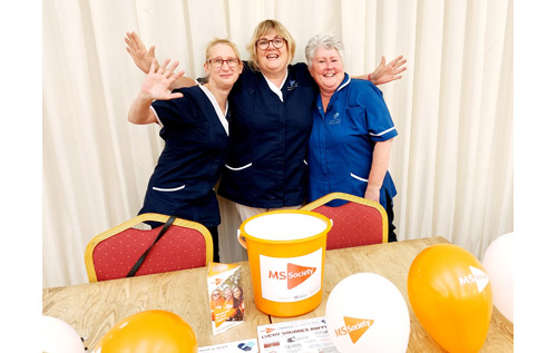 Left to right: Danni McMorrin, Carolyn Woodrow and Kim Pearson of Heart to Heart Home Care Agency, pictured at Whitwell & Reepham Station. Photo: submitted