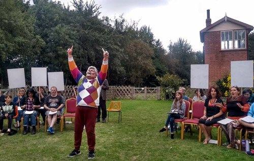 Rehearsals at Whitwell & Reepham Station