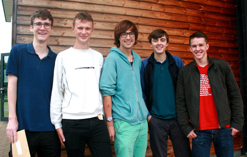 Congratulations to Reepham College students Oli Kemp, Jack Glasspoole, Jordan Lin, Robert Allen and Will Jacobs, who attained A*s in all subjects at A level