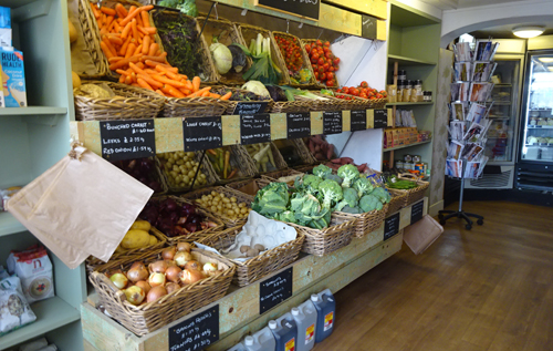 Well-stocked shelves at Norfolk Farm Shop & Deli. Photo: Reepham Community Press