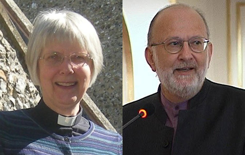 Revd Canon Margaret Dean and Revd Tim Dean
